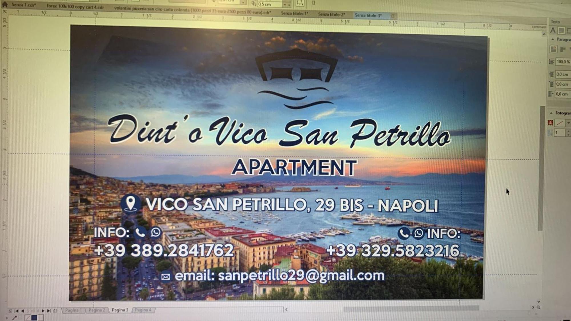 Ferienwohnung Dint ' O Vico San Petrillo Neapel Exterior foto